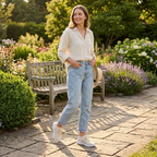Women’s lace up walking trainers