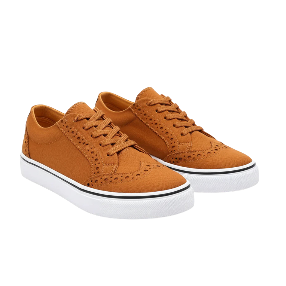 Women's Lace-Up trainers with white soles