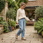 Womens Elegant Clogs with side buckle, smart sandles