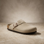 Womens Elegant Clogs with side buckle, smart sandles